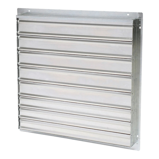 30-inch counterbalanced automatic exhaust shutter