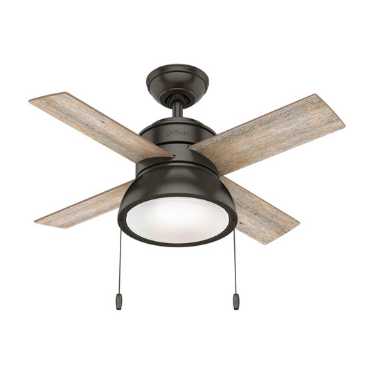 36-inch ceiling fan with LED light kit and pull chains