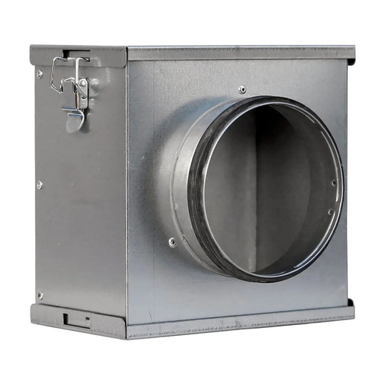 Silver 10-inch filter cassette with MERV 5 panel filter