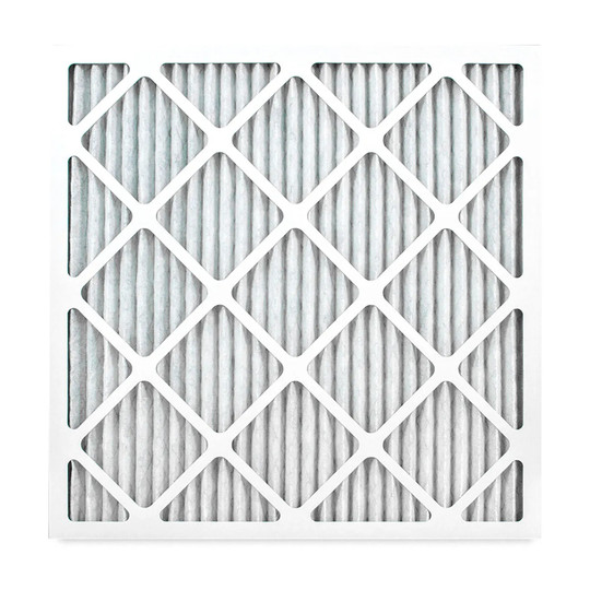 White 10 x 20 x 1 MERV 8A pleated air filter