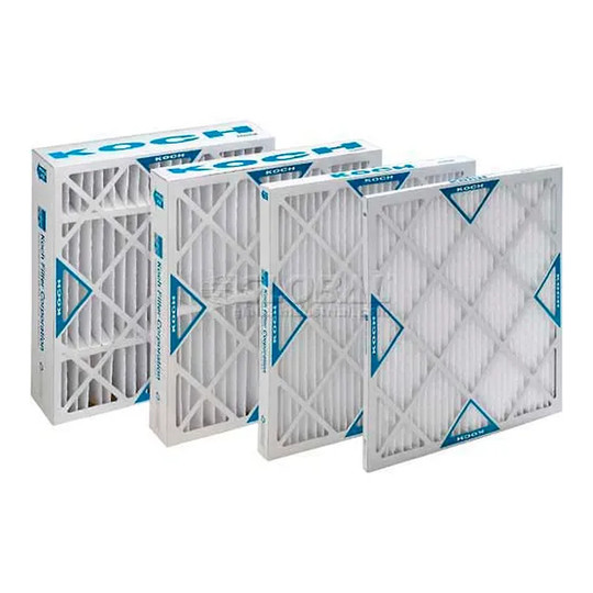 MERV 8 standard-capacity pleated air filter, 15 x 20 x 4 inches