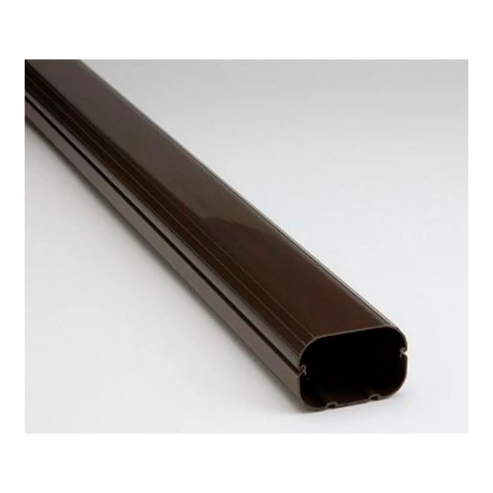 Brown line set cover duct, 78 inches long by 4 inches wide by 2-3/4 inches high