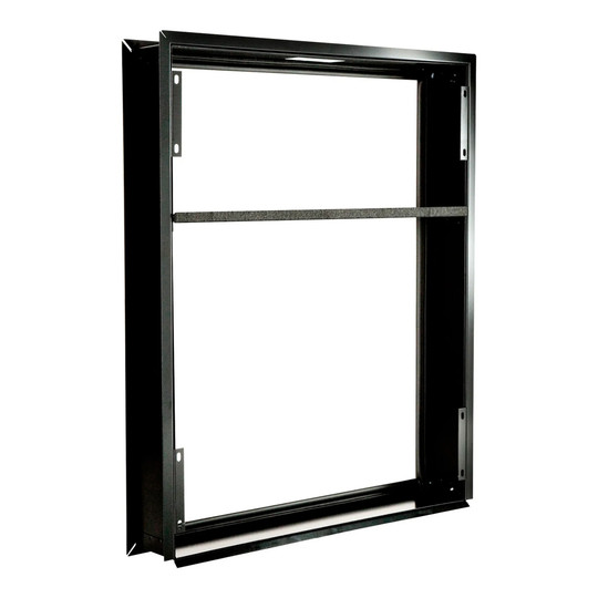 Black telescoping wall plenum for compatible VPAK air conditioning systems