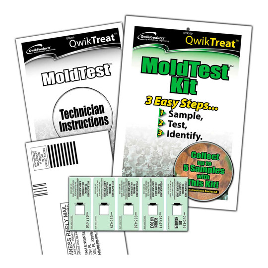 Case of 20 mold test kits with sample tape