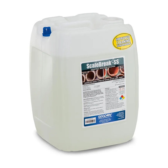 5-gallon jug of liquid descaler for stainless steel equipment