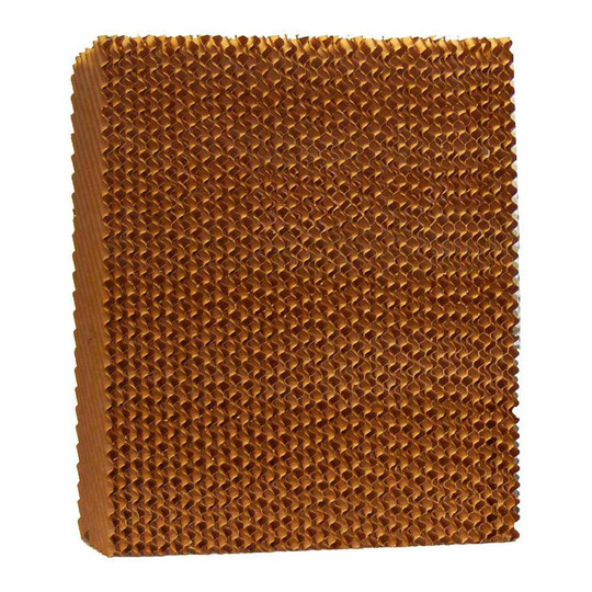 Rigid replacement media pad for CP35 portable evaporative cooler