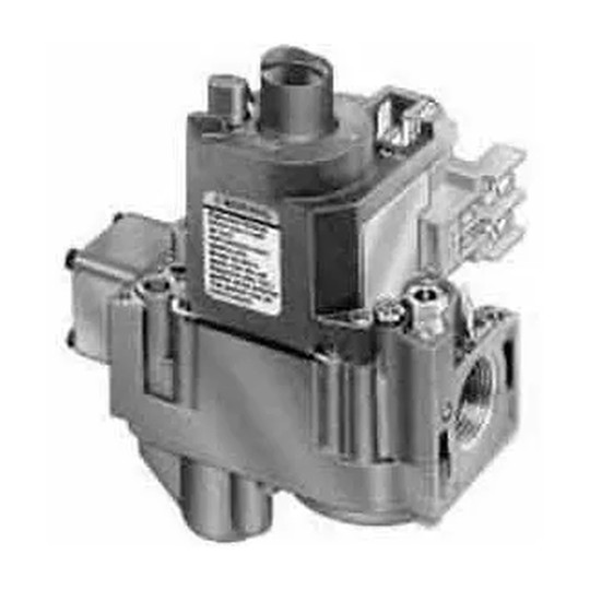 24 VAC dual standing-pilot gas valve with 1/2 inch and 3/4 inch inlet/outlet connections