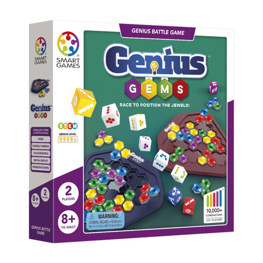Genius Gems Strategy Puzzle Game