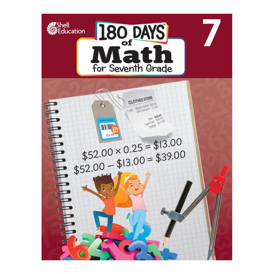 180 Days of Math: Seventh Grade Practice Workbook