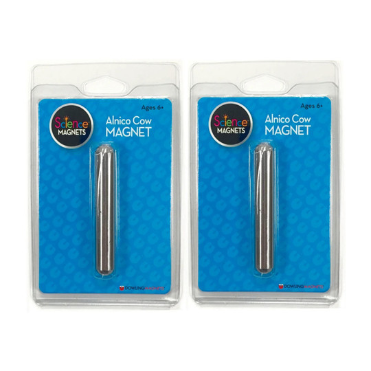 Alnico Cow Magnets, 2-Pack