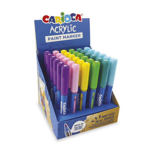 Acrylic Paint Markers, Fancy Colors, 36-Pack