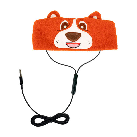 Adjustable Fleece Dog Headphones for Kids