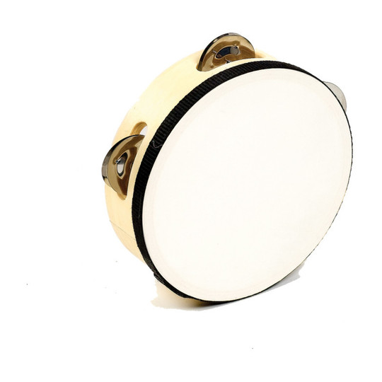 6-Inch Classroom Tambourine with Synthetic Head