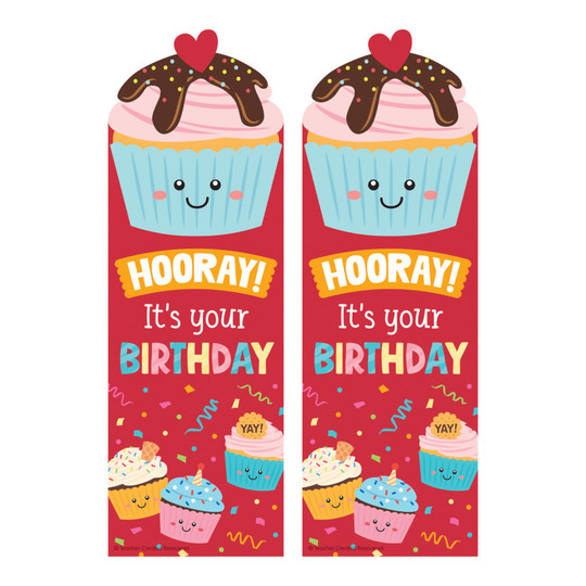 Cupcake Scented Bookmarks, 2-Pack