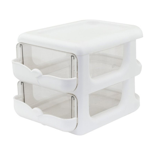 White 2-Drawer Nook & Craft Organizer