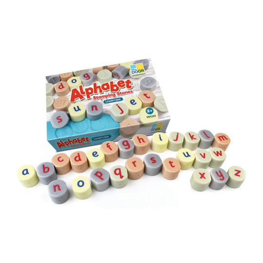 Lowercase Alphabet Stamping Stones