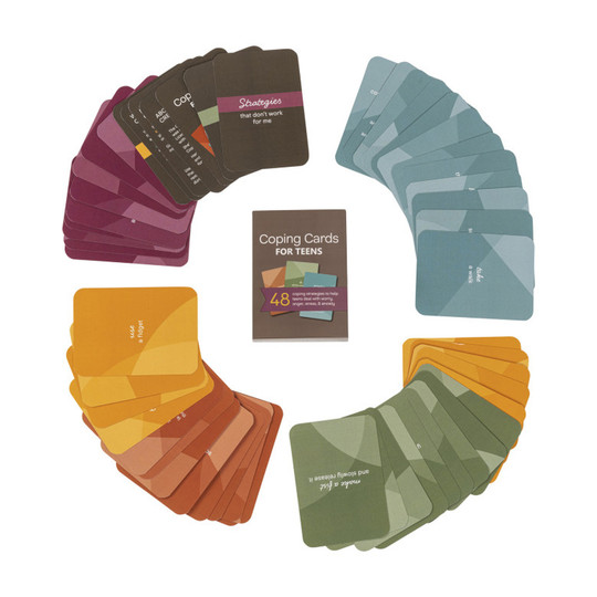 Teen Coping Strategy Cards, 48-Card Deck