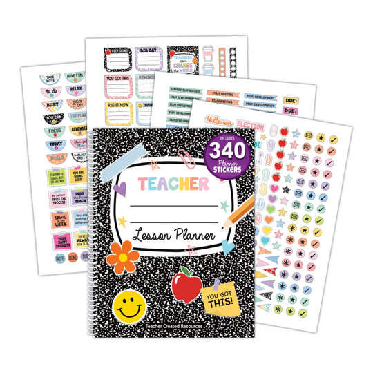 Cool for School Teacher Lesson Plan Book