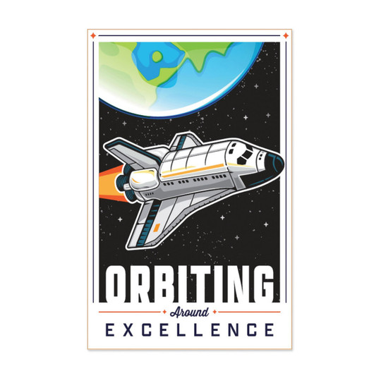 Mission to Explore Orbiting Classroom Poster, 13.5 x 19 in.