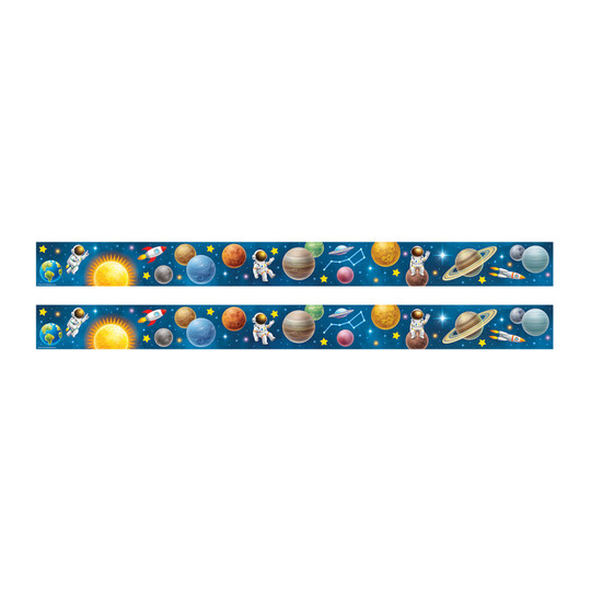 Outer Space Crew Classroom Border Trim, 2-Pack