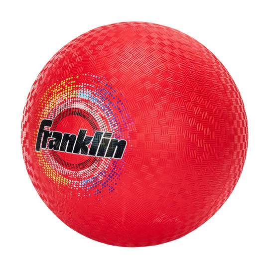 Red Textured Rubber Playground Ball, 8.5 in.