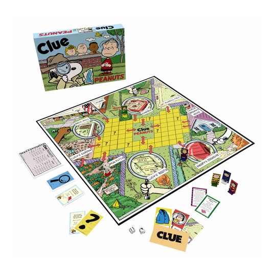 CLUE Peanuts Board Game