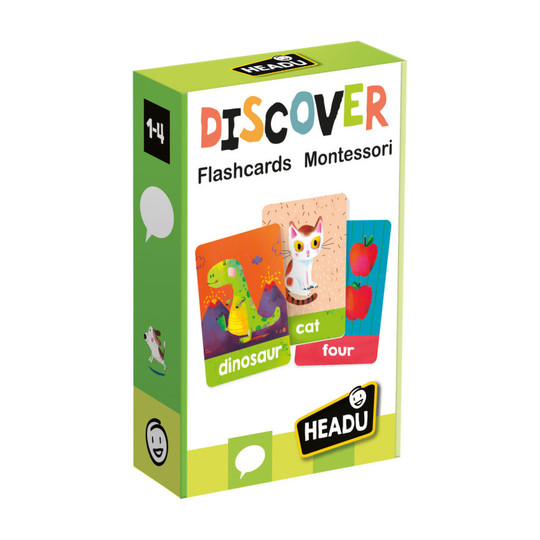 Montessori First Words and Numbers Flashcard Set