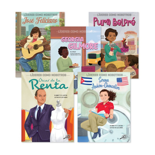 Spanish Leaders Like Us Biography Book Set, 5 Books