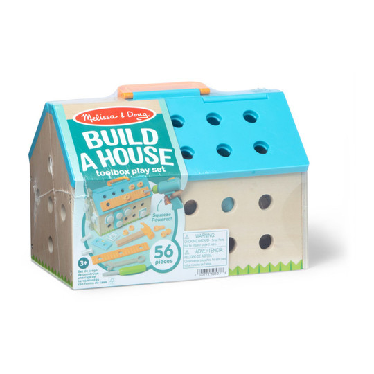 Build-a-House Toolbox Pretend Play Set