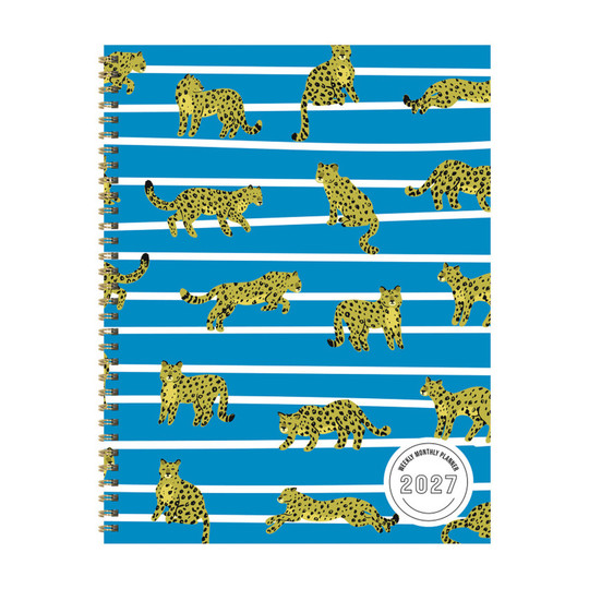 2027 Large Weekly & Monthly Leopard Planner