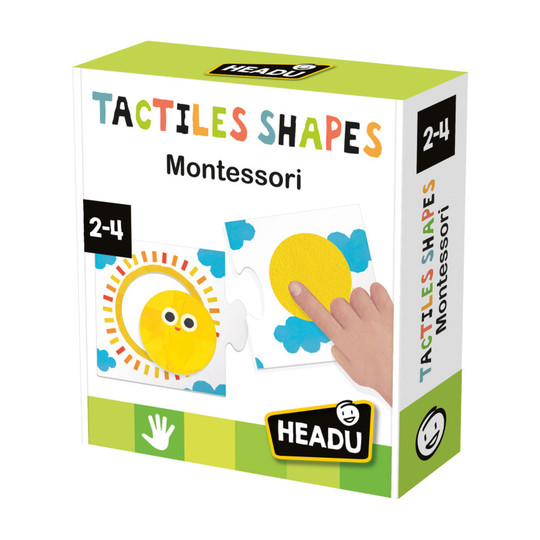 Tactile Shapes Montessori Puzzle Set