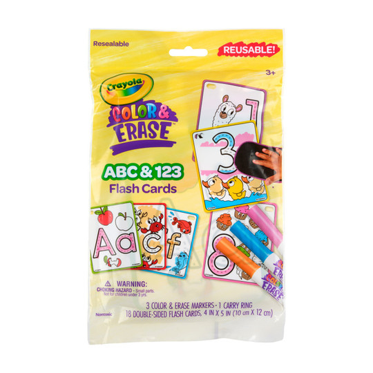 Reusable ABC & 123 Flash Cards