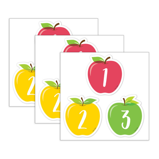 Apple Calendar Day Cards, 105 Pieces