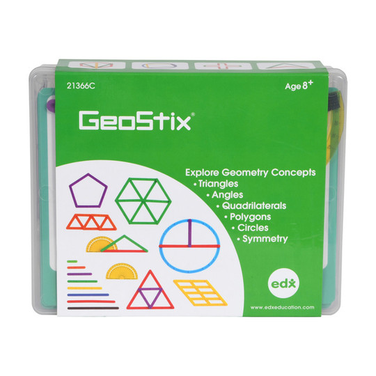 Deluxe Geometry Building Set, 118 Pieces