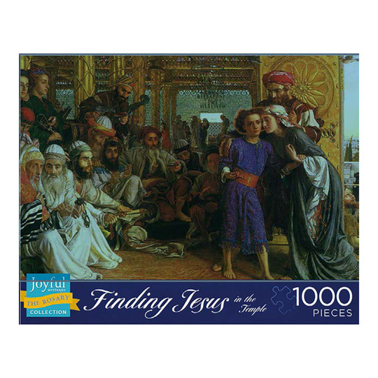 Finding Jesus in the Temple Art Puzzle
