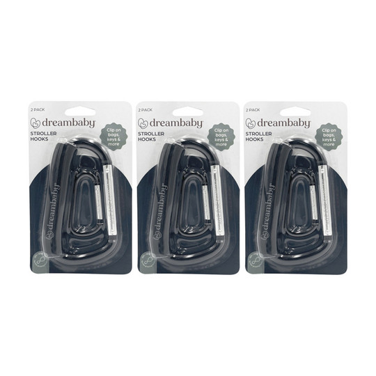 Stroller Hooks, 6 Count