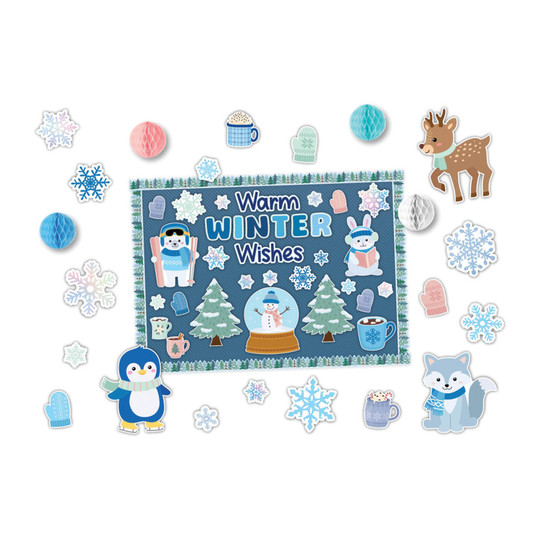 Warm Winter Wishes Classroom Decorating Kit