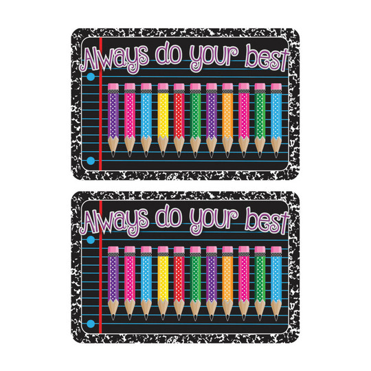 Always Do Your Best Mouse Pads, Set of 2