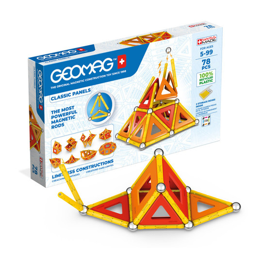 78-Piece Magnetic Construction Set