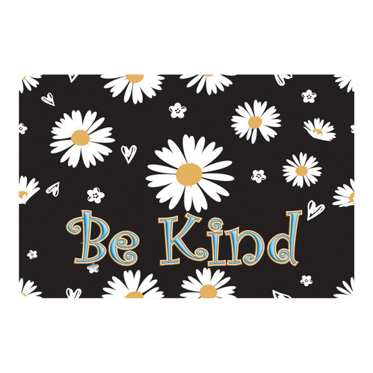 Be Kind Daisies Computer Mouse Pad, 11.75 x 8 in