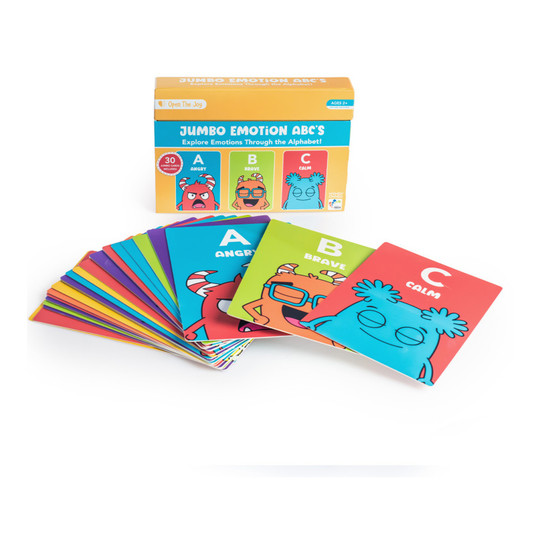 Jumbo Alphabet Emotion Cards, 20-Card Set