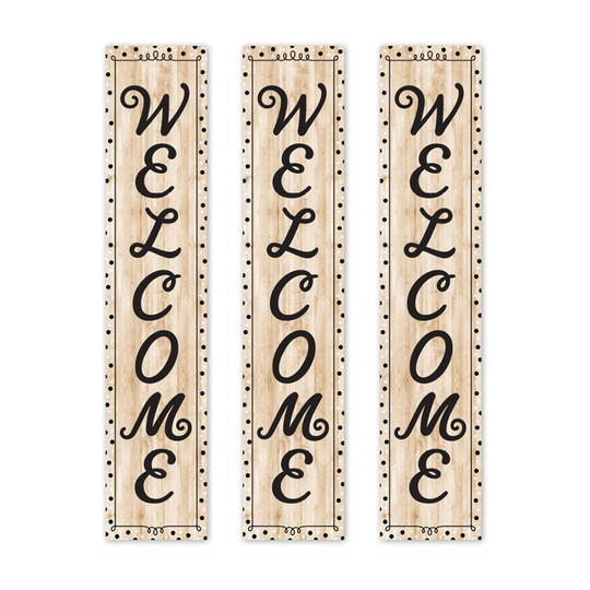 Double-Sided Welcome and Goal-Setting Banner, Pack of 3
