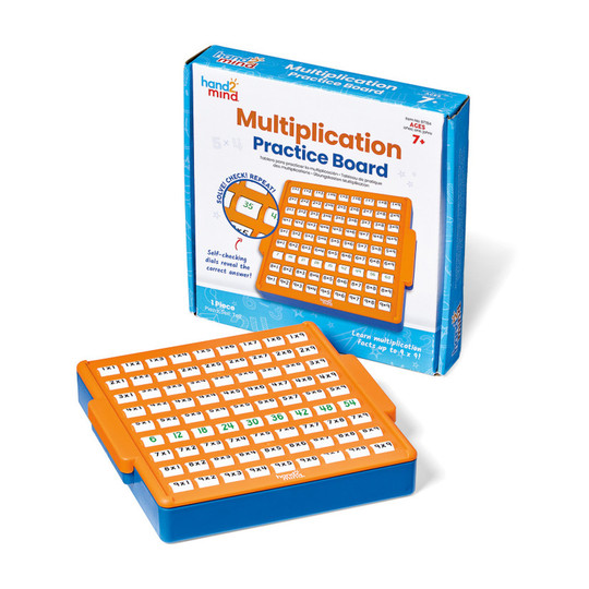Self-Checking Multiplication Facts Practice Board