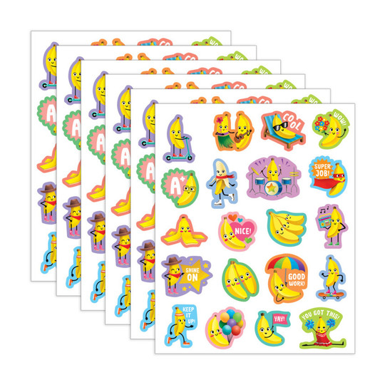 Banana Scented Scratch-and-Sniff Stickers, 720 Count