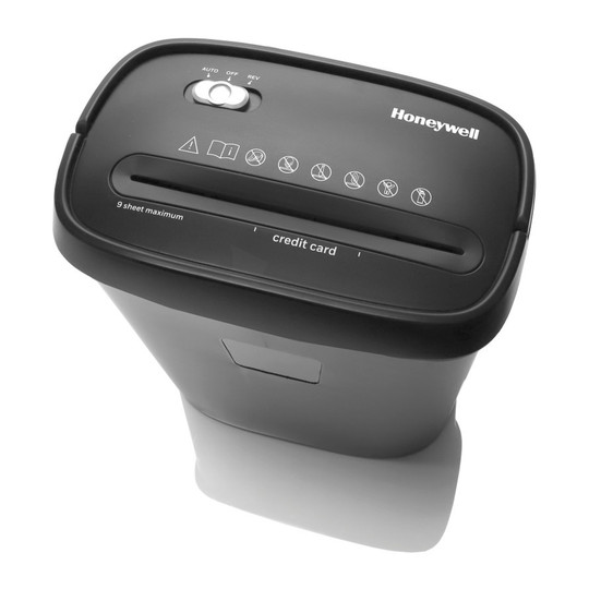 9-Sheet Cross-Cut Paper Shredder, Black
