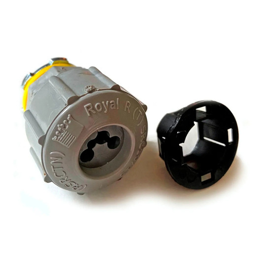 Mini-split cable connector pack with indoor and outdoor connectors