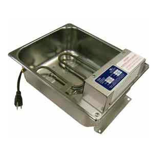 Commercial 4.5-quart 240V condensate evaporator pan