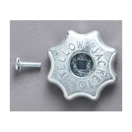 Metal handle with screw for Series 41 equipment