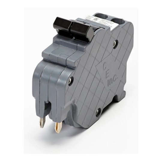 Thin 2-pole 50A replacement circuit breaker for Type NC load centers
