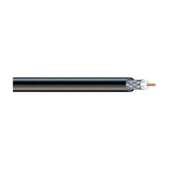 Black 18G RG6 coaxial cable, 500-foot length
